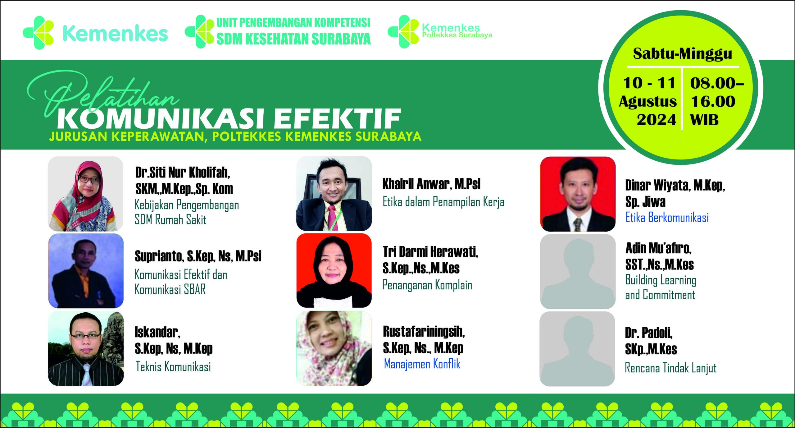 Flyer Komunikasi Efektif 2024 Kelas A